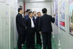宜春市电子信息产业链招商小分队莅临星空官网首页入口-星空(中国)参观调研